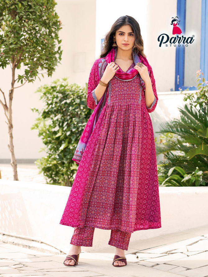 Paradise By Parra Designer Printed Kurti With Bottom Dupatta Wholesale Price In Surat
